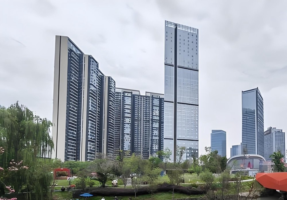 成华万科大厦外观图